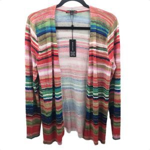 NWT CABLE and GAUGE painterly soft open cardigan